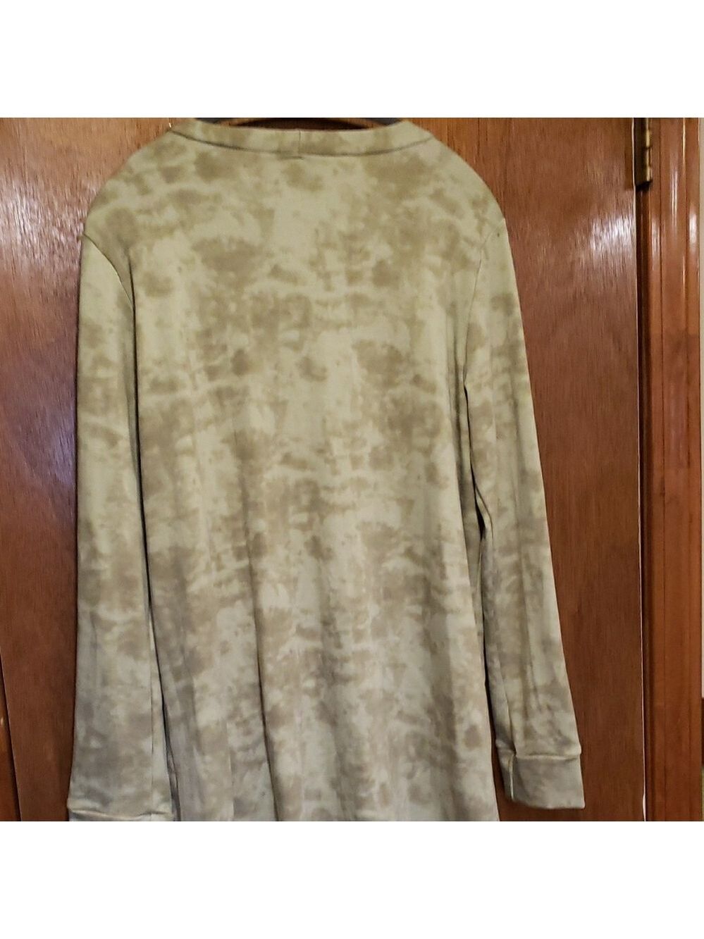 Agnes & Dora Olive Green Tie-Dye Cardigan - Picture 8 of 9